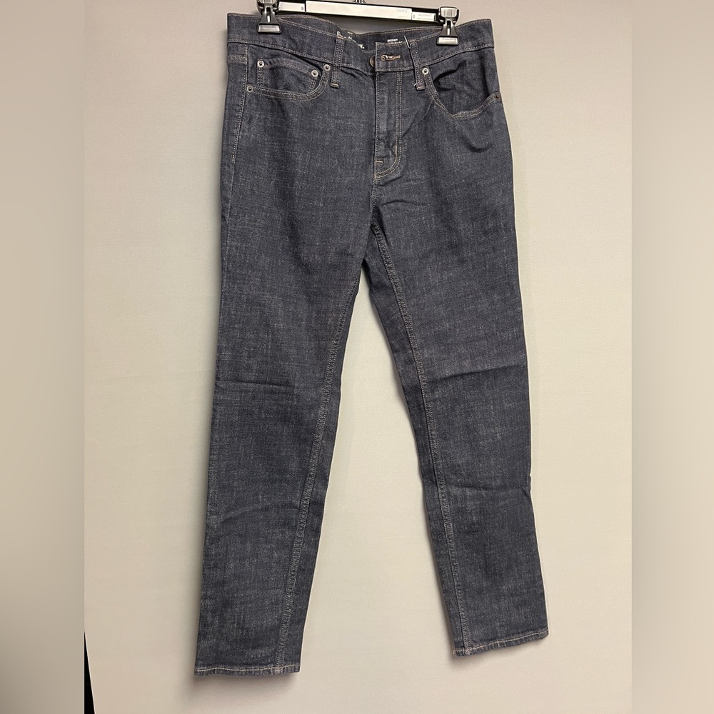 Two pairs of Goodfellow jeans. Dark is skinny stretch fit, light pr Athletic fit